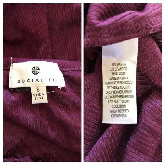 Socialite Button Front Top Size Small - Picture 7 of 8